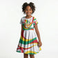 Guinea Independence Day 1958 Kid Short Sleeve Dress Guinee Independante Flag