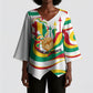 Guinea Independence Day 1958 Kimono Sleeve Blouse Guinee Independante Flag