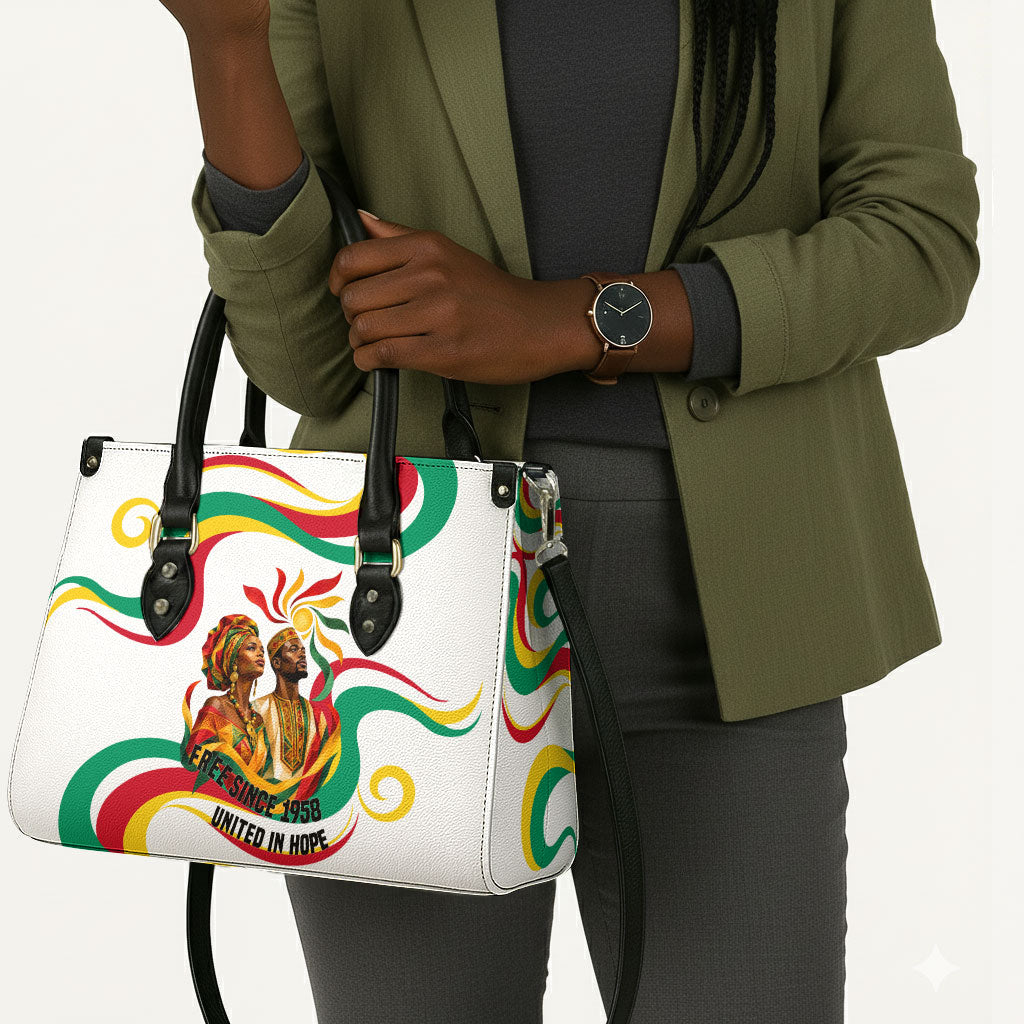 Guinea Independence Day 1958 Leather Bag Guinee Independante Flag