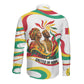 Guinea Independence Day 1958 Long Sleeve Button Shirt Guinee Independante Flag
