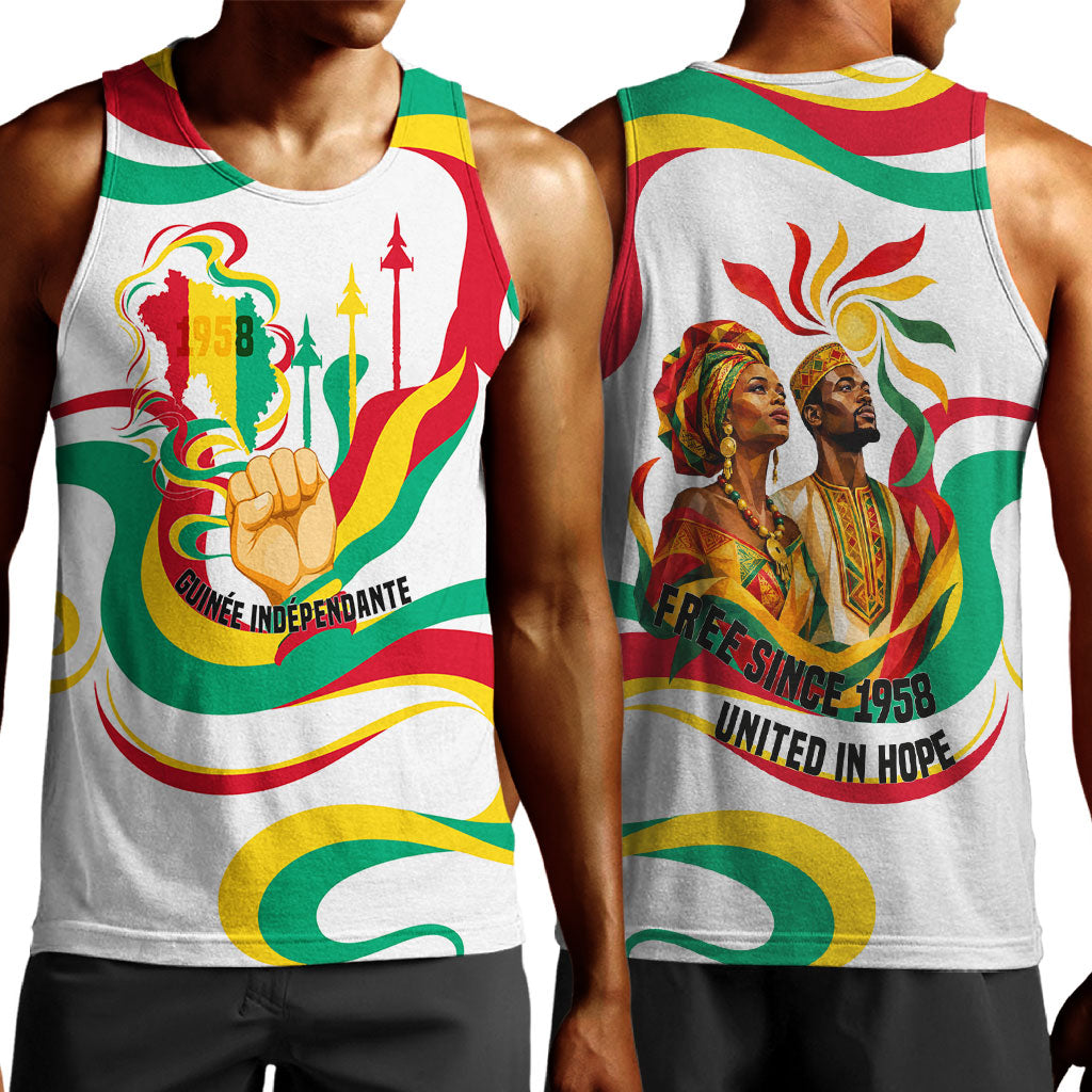 Guinea Independence Day 1958 Men Tank Top Guinee Independante Flag