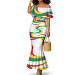Guinea Independence Day 1958 Mermaid Dress Guinee Independante Flag