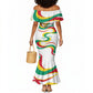 Guinea Independence Day 1958 Mermaid Dress Guinee Independante Flag