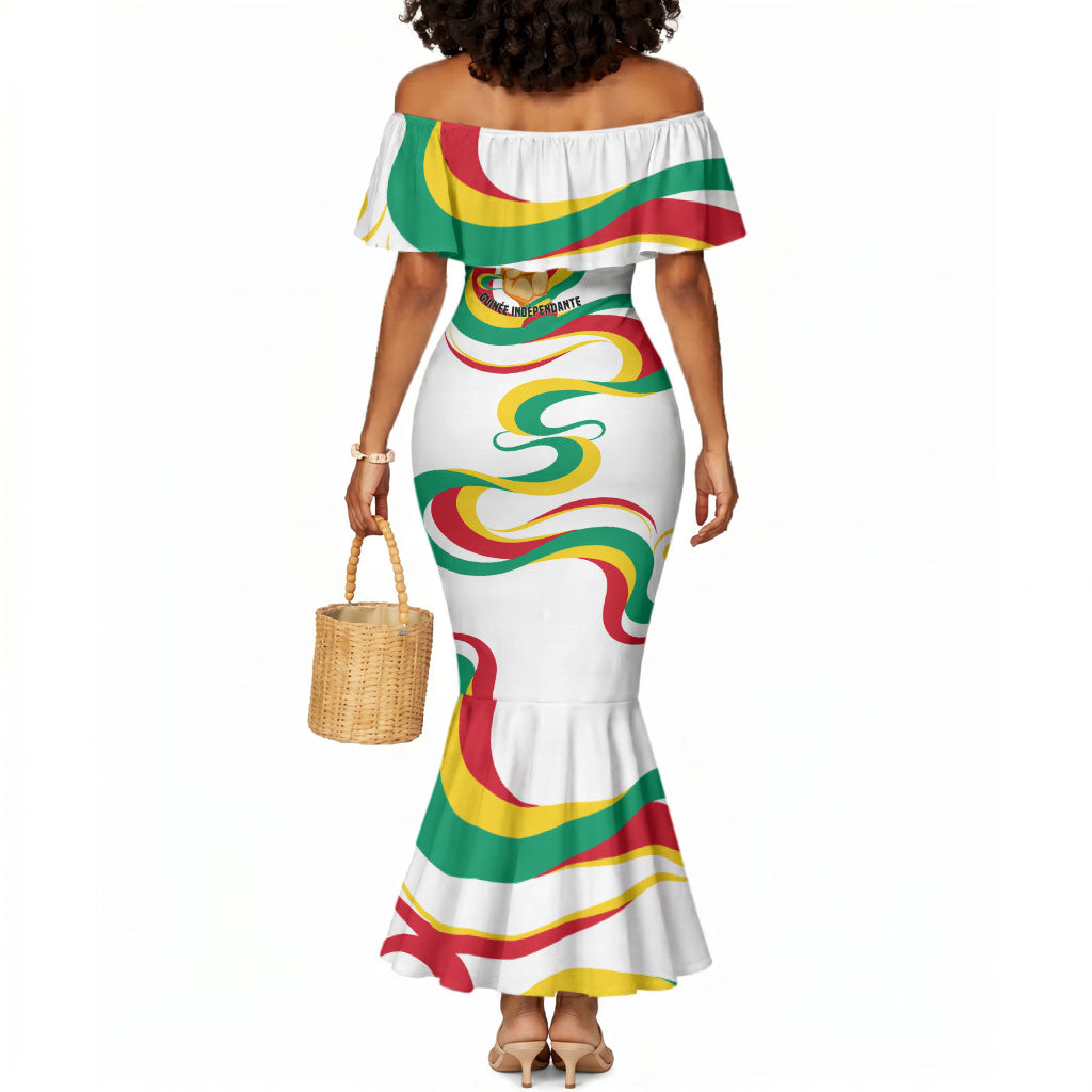 Guinea Independence Day 1958 Mermaid Dress Guinee Independante Flag
