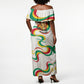 Guinea Independence Day 1958 Off Shoulder Maxi Dress Guinee Independante Flag