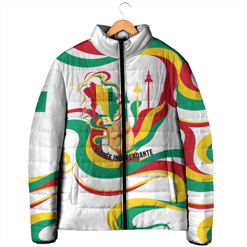 Guinea Independence Day 1958 Padded Jacket Guinee Independante Flag