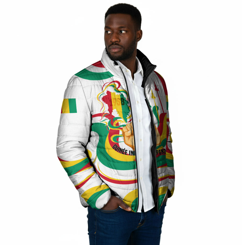 Guinea Independence Day 1958 Padded Jacket Guinee Independante Flag