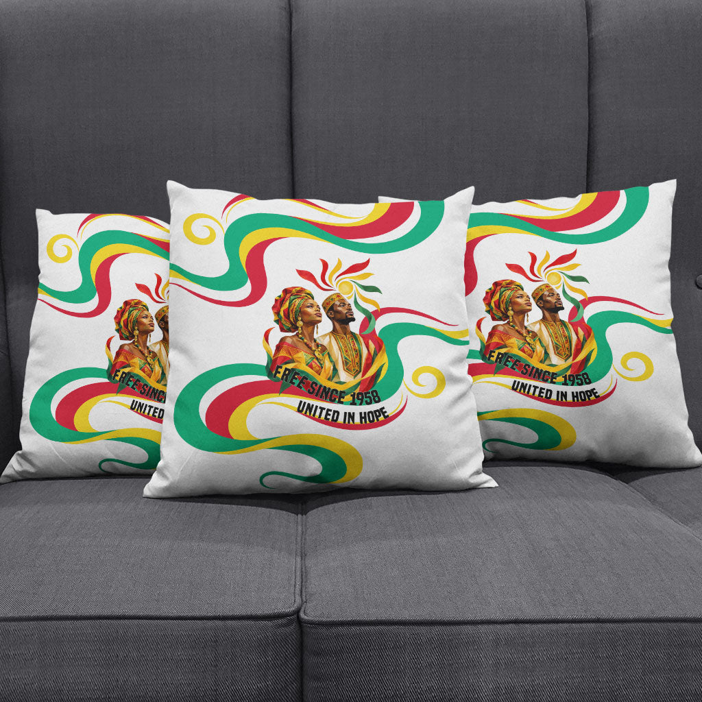 Guinea Independence Day 1958 Pillow Cover Guinee Independante Flag