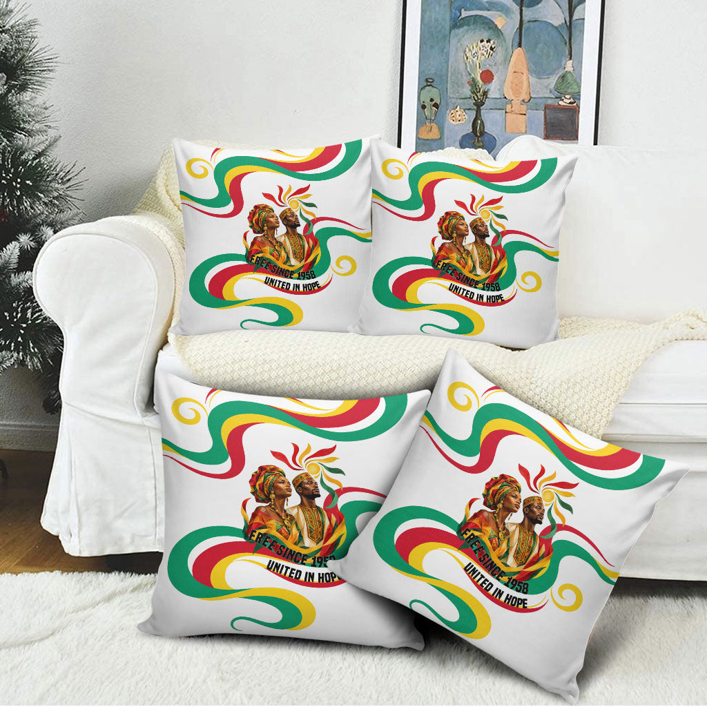 Guinea Independence Day 1958 Pillow Cover Guinee Independante Flag