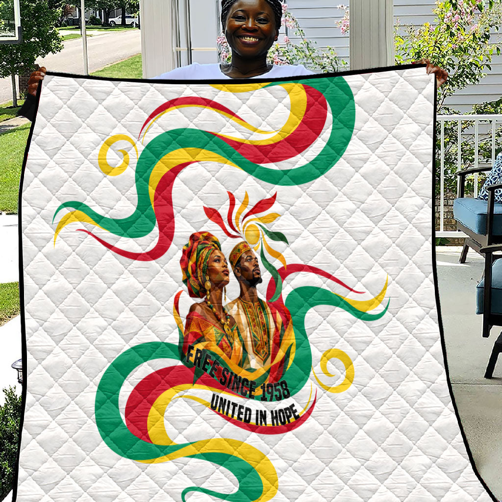 Guinea Independence Day 1958 Quilt Guinee Independante Flag