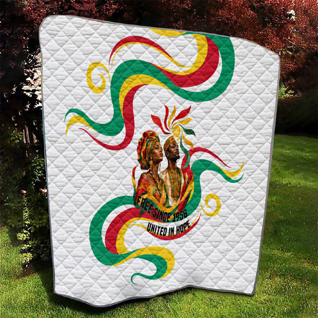 Guinea Independence Day 1958 Quilt Guinee Independante Flag