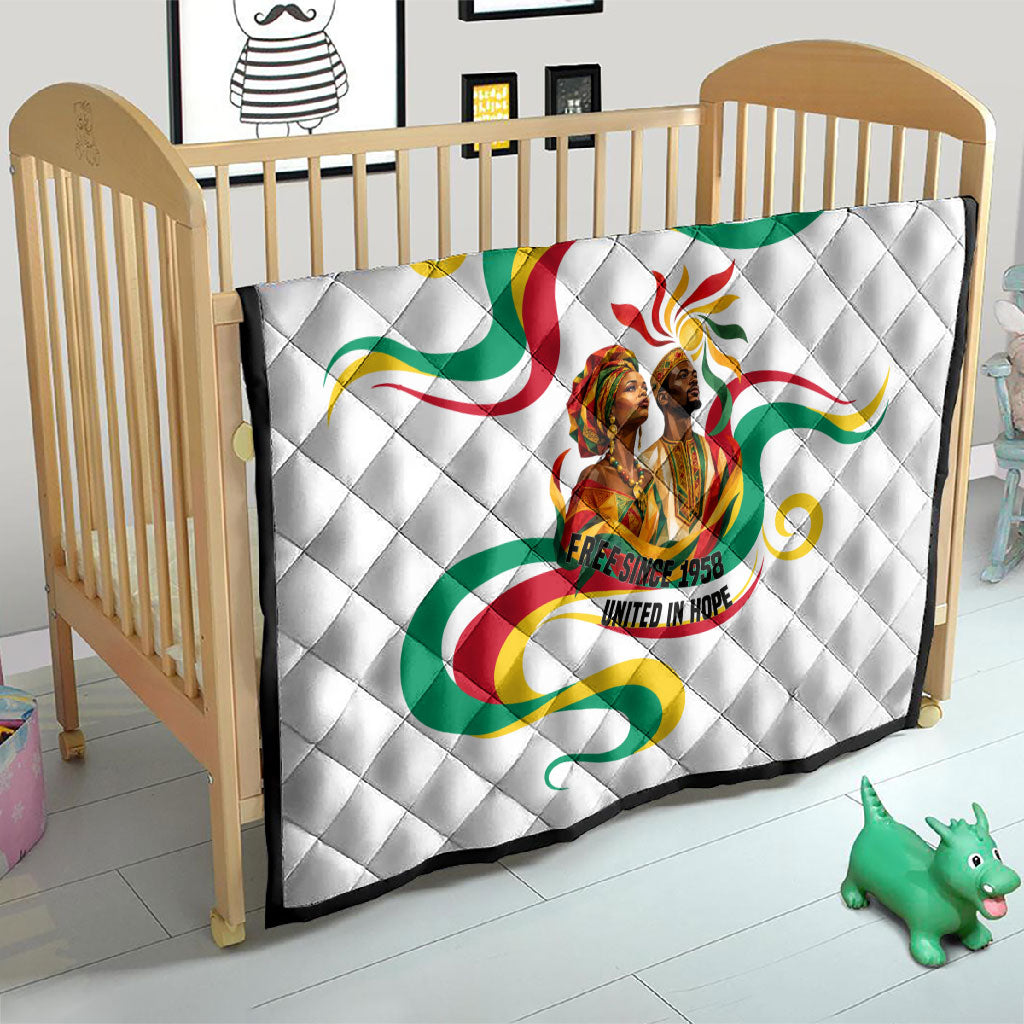 Guinea Independence Day 1958 Quilt Guinee Independante Flag