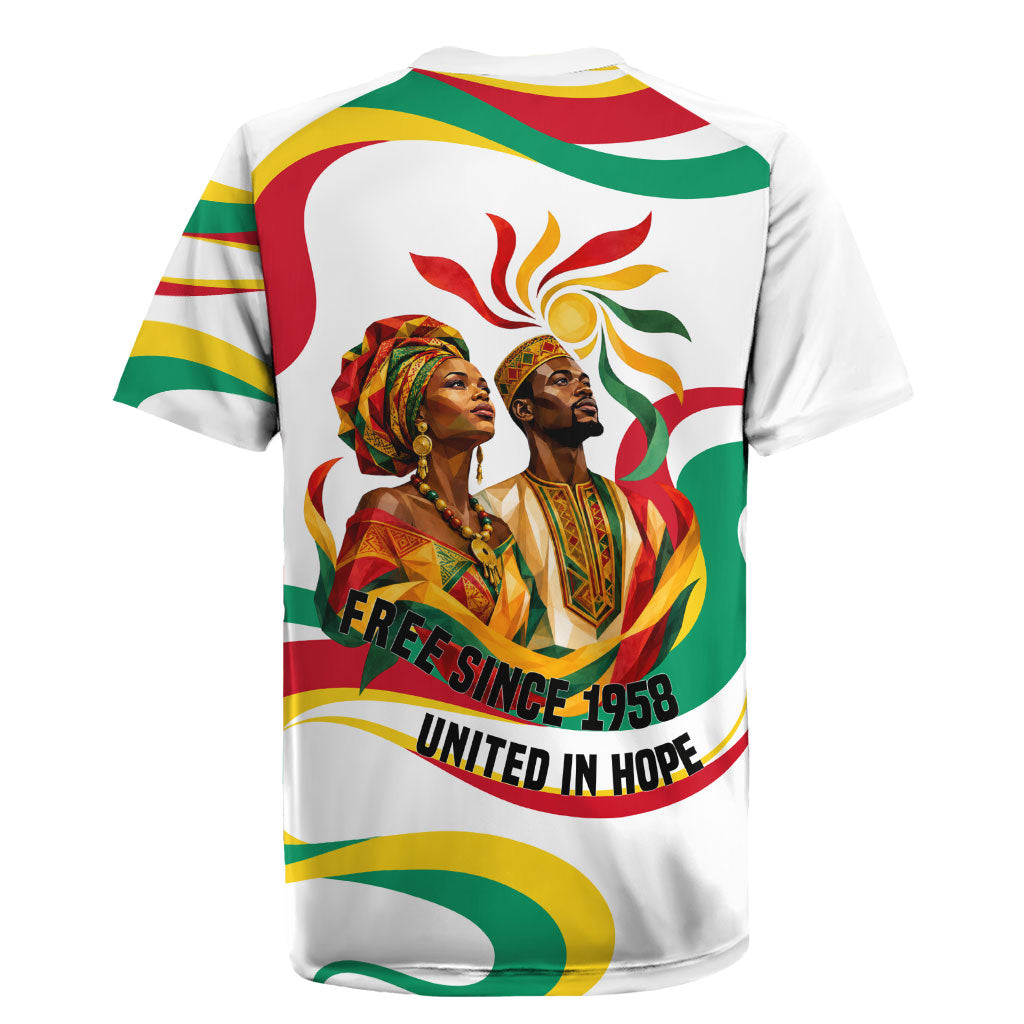 Guinea Independence Day 1958 Rugby Jersey Guinee Independante Flag