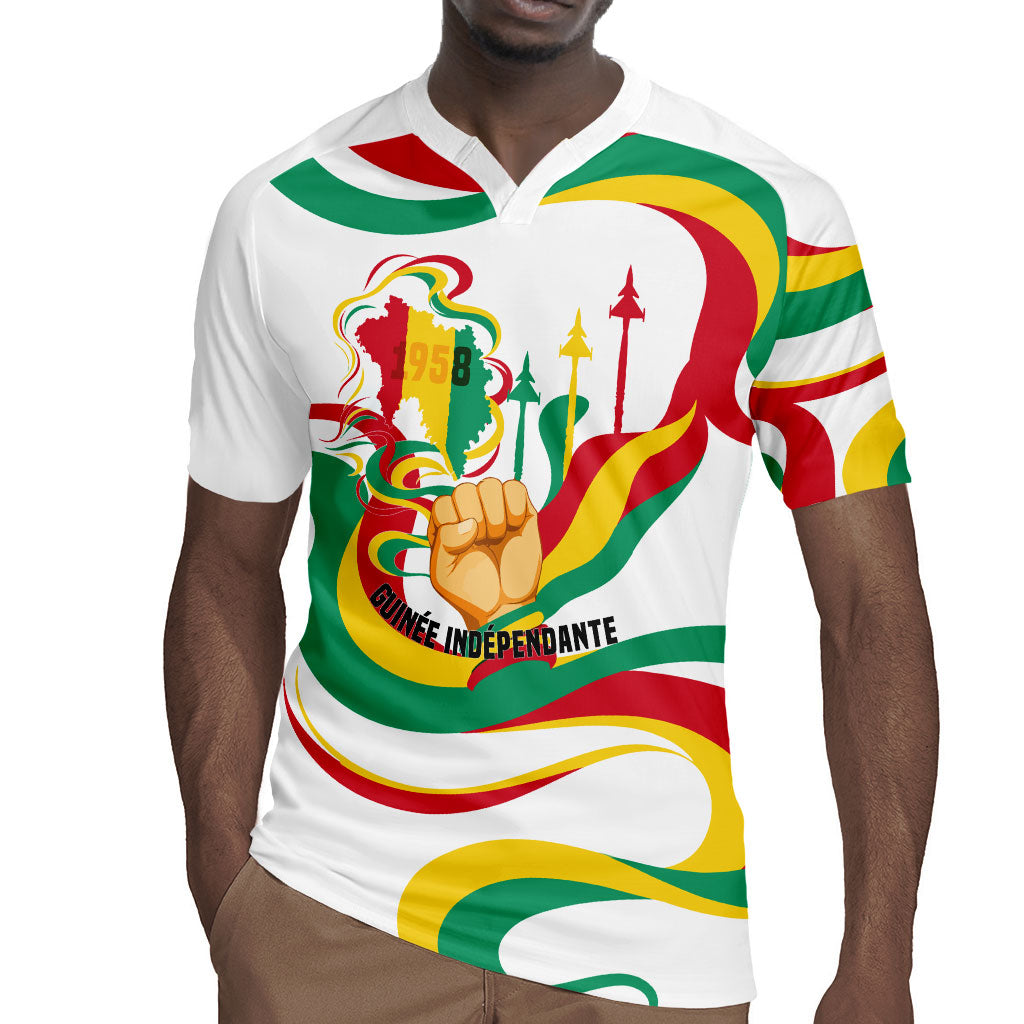 Guinea Independence Day 1958 Rugby Jersey Guinee Independante Flag