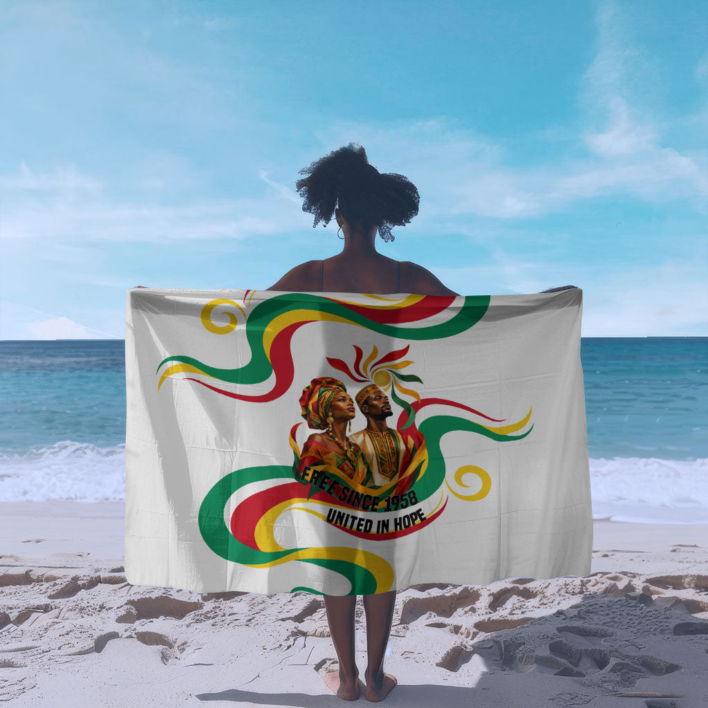 Guinea Independence Day 1958 Sarong Guinee Independante Flag
