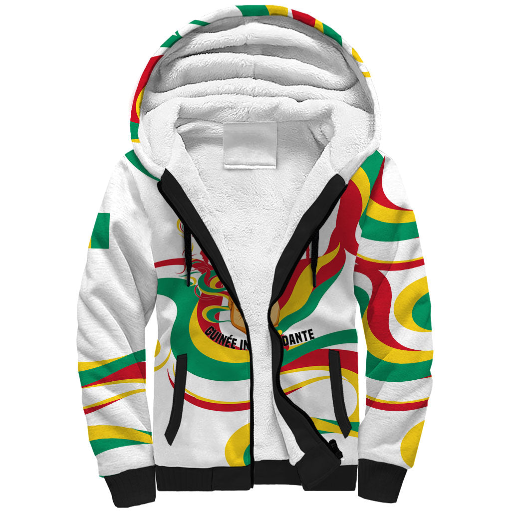 Guinea Independence Day 1958 Sherpa Hoodie Guinee Independante Flag