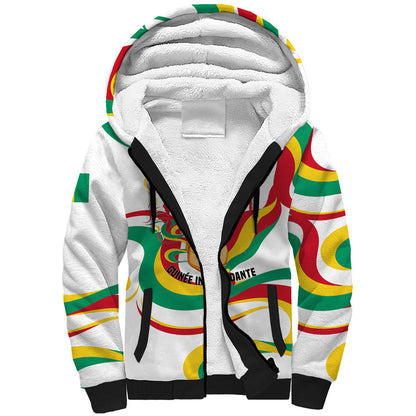 Guinea Independence Day 1958 Sherpa Hoodie Guinee Independante Flag