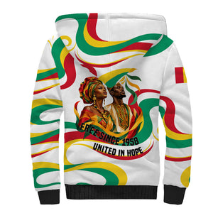 Guinea Independence Day 1958 Sherpa Hoodie Guinee Independante Flag