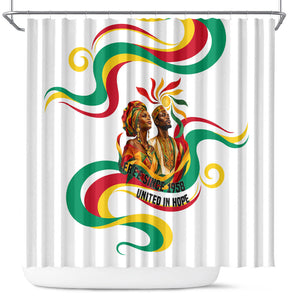 Guinea Independence Day 1958 Shower Curtain Guinee Independante Flag