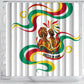 Guinea Independence Day 1958 Shower Curtain Guinee Independante Flag