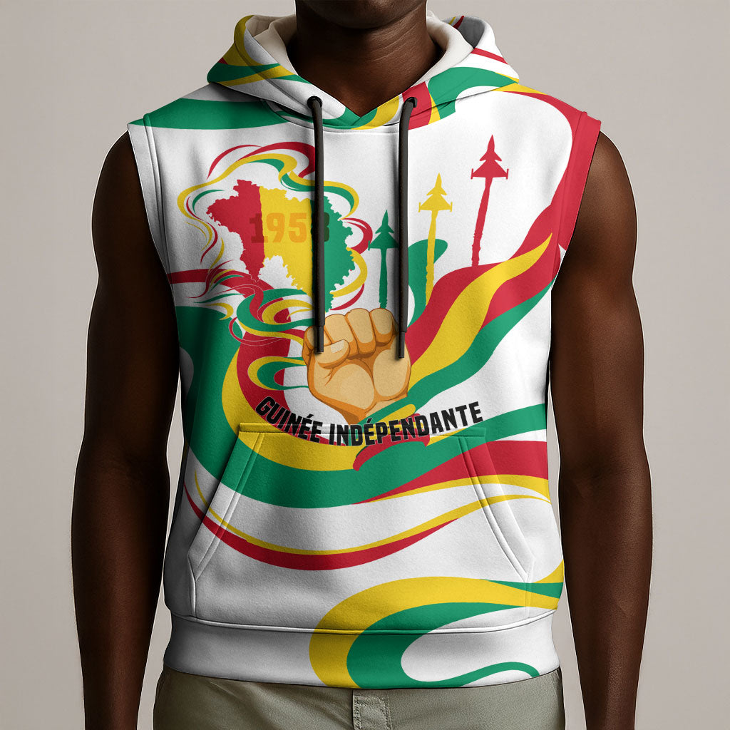 Guinea Independence Day 1958 Sleeveless Hoodie Guinee Independante Flag