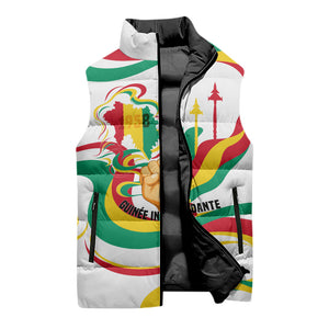 Guinea Independence Day 1958 Sleeveless Puffer Jacket Guinee Independante Flag