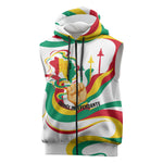Guinea Independence Day 1958 Sleeveless Zip Hoodie Guinee Independante Flag