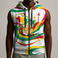 Guinea Independence Day 1958 Sleeveless Zip Hoodie Guinee Independante Flag