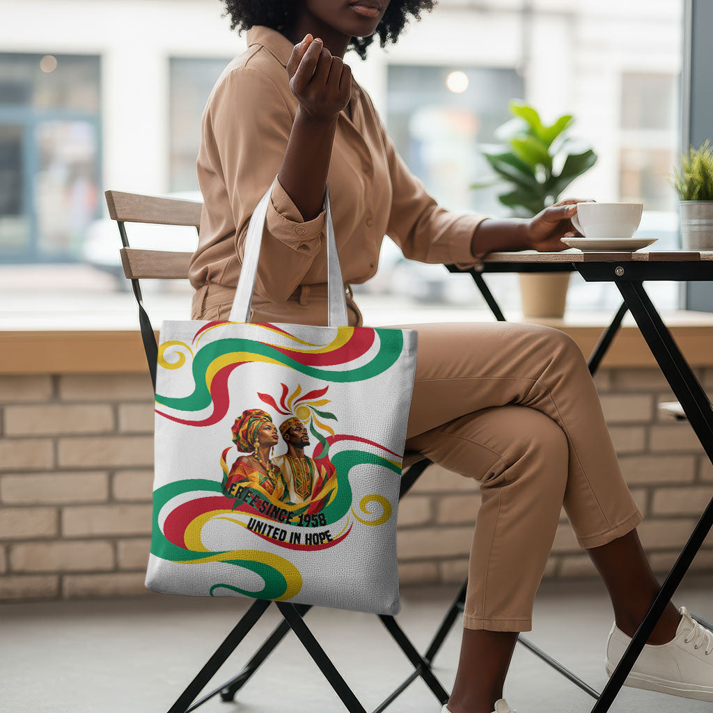 Guinea Independence Day 1958 Tote Bag Guinee Independante Flag