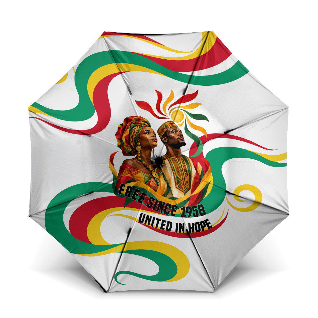 Guinea Independence Day 1958 Umbrella Guinee Independante Flag
