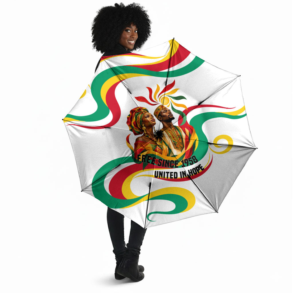 Guinea Independence Day 1958 Umbrella Guinee Independante Flag