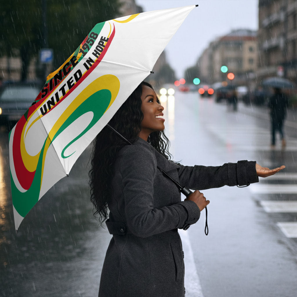 Guinea Independence Day 1958 Umbrella Guinee Independante Flag