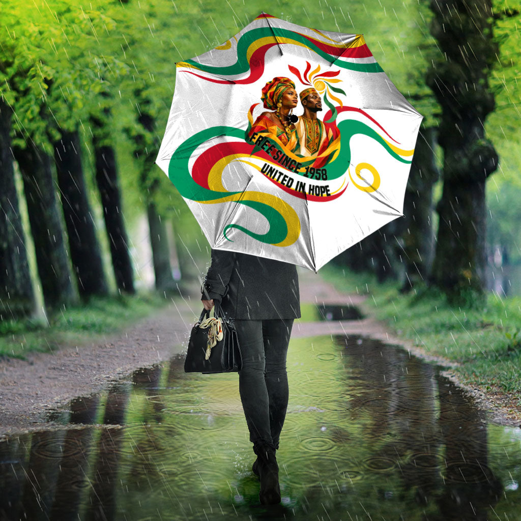Guinea Independence Day 1958 Umbrella Guinee Independante Flag