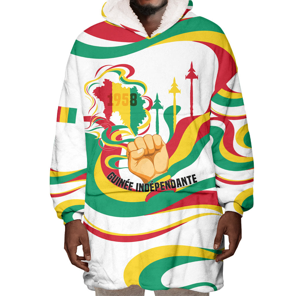 Guinea Independence Day 1958 Wearable Blanket Hoodie Guinee Independante Flag