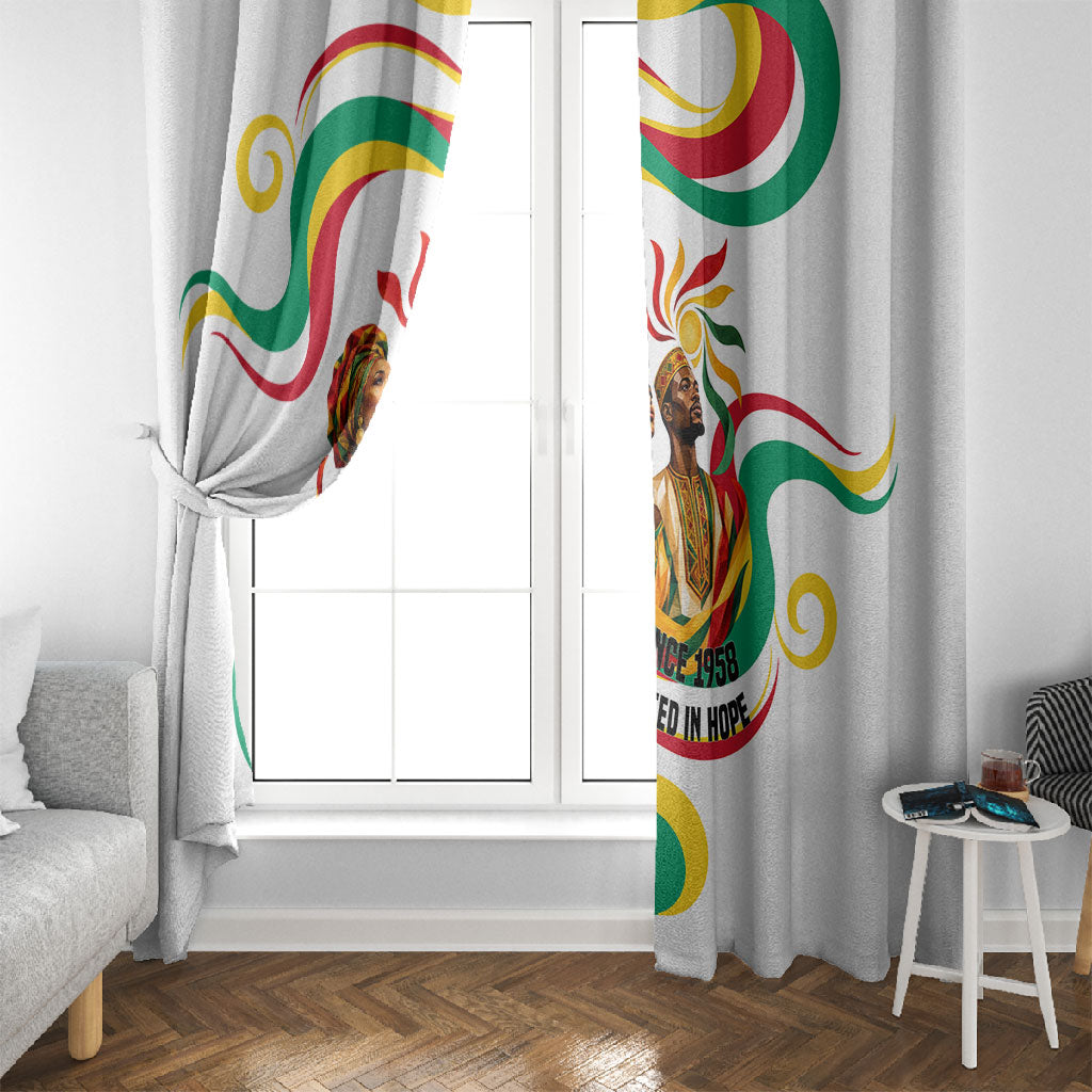 Guinea Independence Day 1958 Window Curtain Guinee Independante Flag