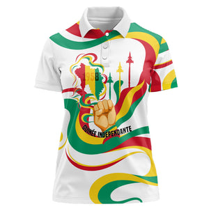 Guinea Independence Day 1958 Women Polo Shirt Guinee Independante Flag