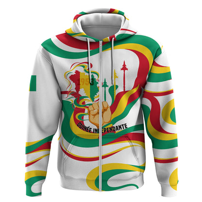 Guinea Independence Day 1958 Zip Hoodie Guinee Independante Flag