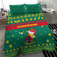 Cameroon Christmas Bedding Set Coat of Arms Santa Hat and Stars Motif - African Pride