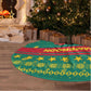 Cameroon Christmas Tree Skirt Coat of Arms Santa Hat and Stars Motif - African Pride