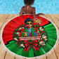 Ida B. Wells Fearless Beach Blanket Festive Pop Art Comic Christmas