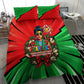 Ida B. Wells Fearless Bedding Set Festive Pop Art Comic Christmas