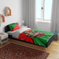Ida B. Wells Fearless Bedding Set Festive Pop Art Comic Christmas