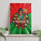 Ida B. Wells Fearless Canvas Wall Art Festive Pop Art Comic Christmas