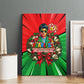 Ida B. Wells Fearless Canvas Wall Art Festive Pop Art Comic Christmas