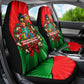 Ida B. Wells Fearless Car Seat Cover Festive Pop Art Comic Christmas