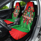 Ida B. Wells Fearless Car Seat Cover Festive Pop Art Comic Christmas