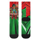 Ida B. Wells Fearless Crew Socks Festive Pop Art Comic Christmas