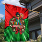 Ida B. Wells Fearless Garden Flag Festive Pop Art Comic Christmas