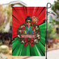 Ida B. Wells Fearless Garden Flag Festive Pop Art Comic Christmas