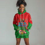 Ida B. Wells Fearless Hoodie Dress Festive Pop Art Comic Christmas